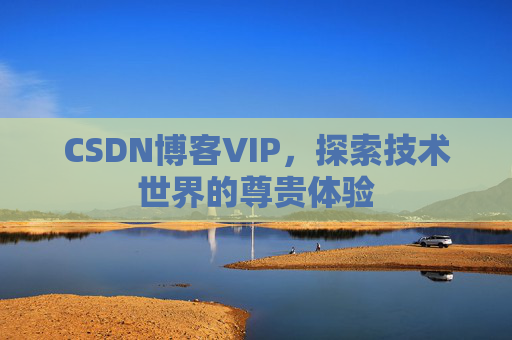 CSDN博客VIP，探索技术世界的尊贵体验